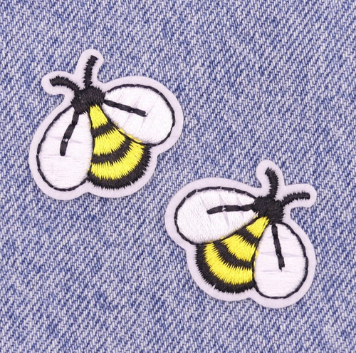 Bee iron patches pack - iron, on