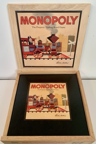 Wooden monopoly parker games - monopoly,