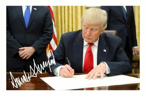 Donald trump autograph - trump,