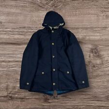 Original Penguin Retro Coat Jacket Balkin Canvas Fishtail Parka  Navy Large