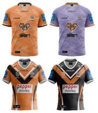 RUGBY MEN's 2025 SHORT SLEEVE TRAINING NRL WEST TIGERS SHIRT NRL JERSEY S-5XL
