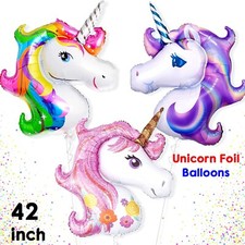 42" GIANT FOIL UNICORN BALLOON