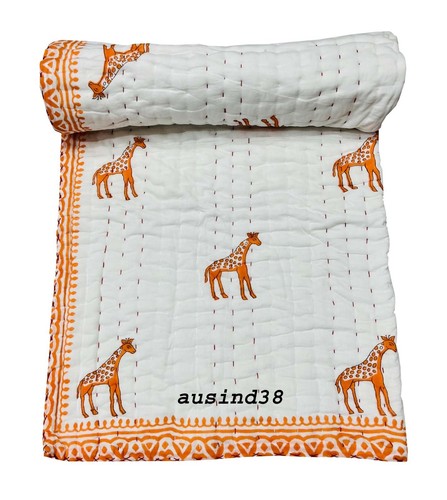 New indian floral hand - floral, block