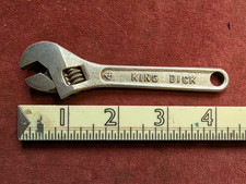 Vintage King Dick Number 4 Adjustable Spanner BRITISH ORIGINAL (H)
