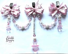Personalised triple pram charm - pram,