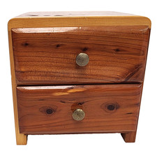 Vtg MINI Cedar Chest Doll