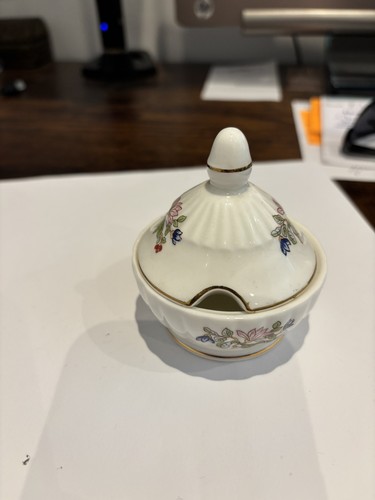 Bone china mustard dish - bone,