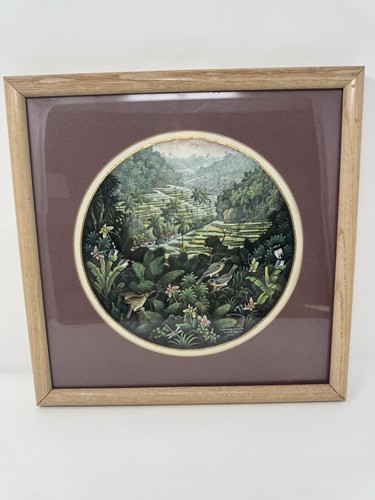 Vtg original painting bali - original,