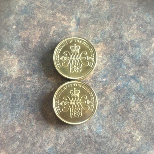 1989 two pounds coin - two,
