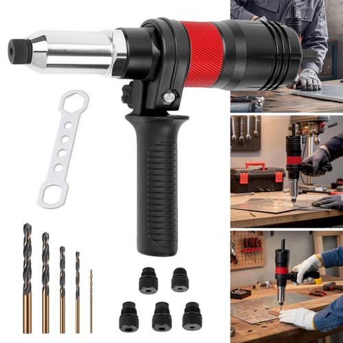 Electric drill rivet - nut, gun