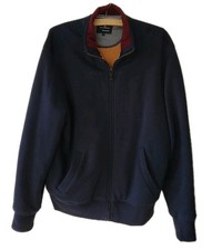 M&S Marks & Spencer Blue Harbour Medium Navy Lined Jacket / Cardigan.