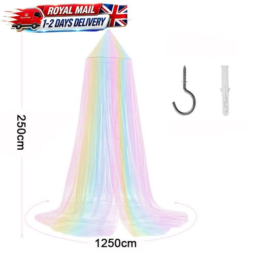 Rainbow princess bed canopy - princess,