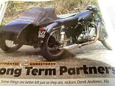 AJS  18 / SWALLOW SIDECAR OUTFIT COMBINATION MOTORCYCLE ARTICLE.