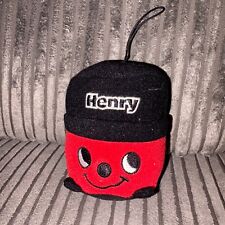 Rare Henry The Hoover Plush Soft Toy 2014 Hanging Numatic Red Black 4" Rare