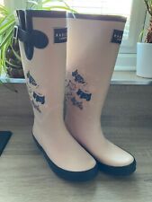 Radley Cherry Blossom Wellingtons Size 5