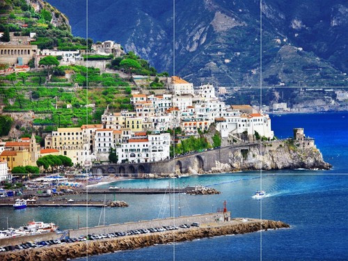 Mosaic ceramic panel amalfi - panel,