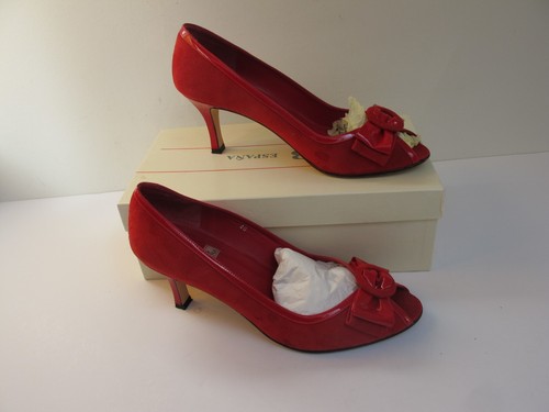 Size espana red suede - size, 7