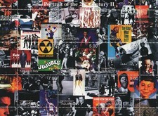 DRIFTERS PINK PANTHER FATS DOMINO GONE WITH THE WIND MAD MAG MNH STAMP SHEETLET