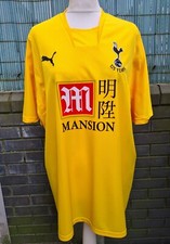 2007 2008 Tottenham Third Football Shirt 125 Year XL yellow