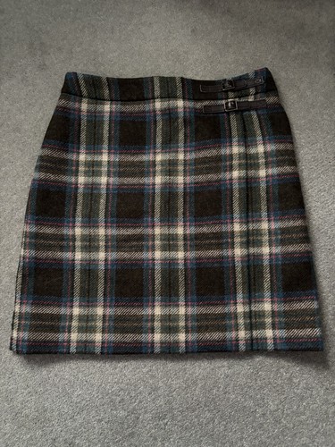 Boden tweed wrap - over, skirt