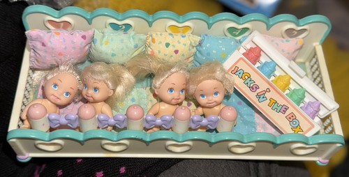 Vintage quints dolls bed - vintage,