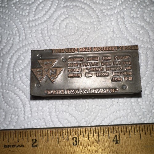 Printing block massey - block, (