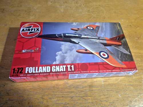 Airfix model folland - model, gnat