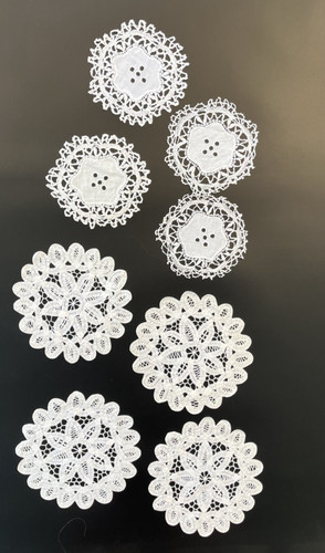 Vintage eight white hand - -,