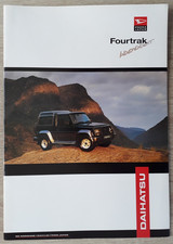 Daihatsu Fourtrak Independent Brochure c.1994 - TDS  TDL  TDX  Hardtop  Estate