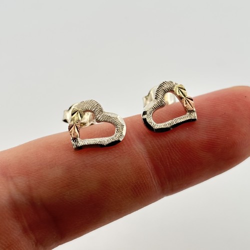 Sterling silver 10k black - silver,
