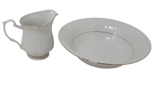 Chodziez porcelain cream - cream, jug