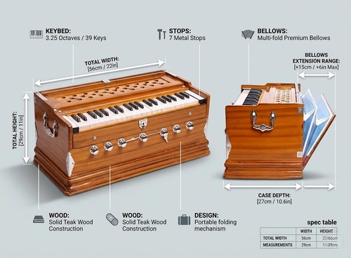 Harmonium stopper double - harmonium,