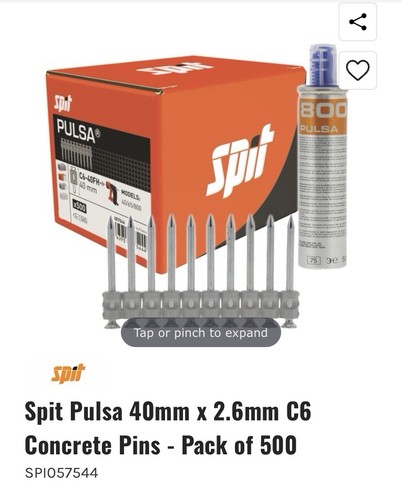 Spit pulsa concrete pins - concrete,