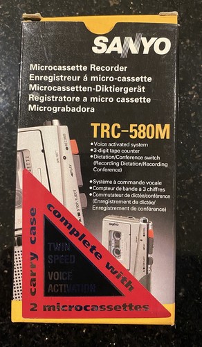Sanyo microcassette recorder - microcassette,