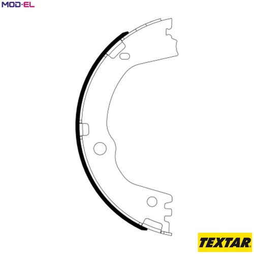 Brake shoe set parking - set,