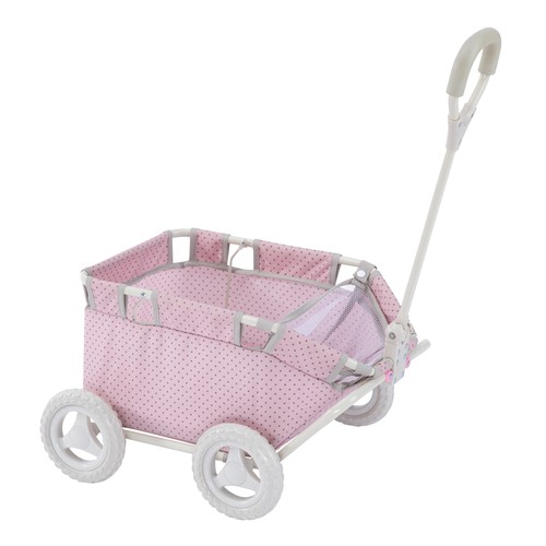 Baby doll pull along wagon - baby,