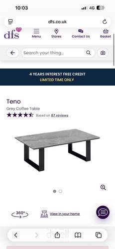 Dfs teno light grey ceramic - teno,