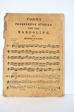 Antique Sheet Music Ephemera For The Mandoline By George H. Hucke Collectibles"