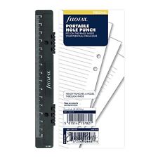 Filofax Personal Hole Punch Portable Plastic Refill Punches 6 holes - 130119 -Uk