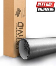 VViViD BRUSHED STEEL ALUMINIUM PREMIUM+ VINYL WRAP / NEXT DAY DELIVERY