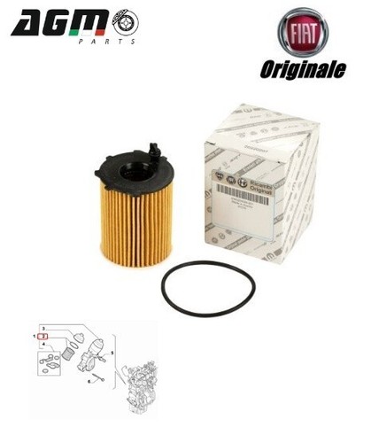 Original oil filter - original, fiat