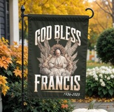 Pope Francis Memorial Flag