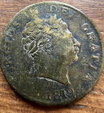 GEORGE III SILVER 1819 HALF