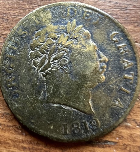 George iii silver 1819 - silver, half