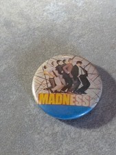 Vintage 80's Madness Pin BADGE