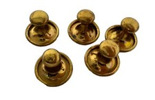 SET OF 5 Vintage Tuxedo Studs