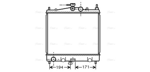 Ava coolant radiator dna2247 - coolant,