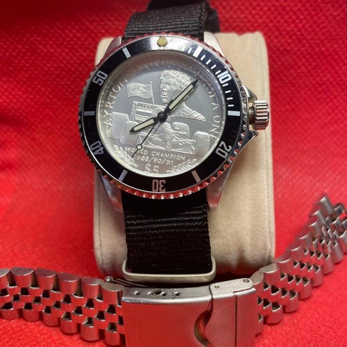 Ayrton senna coin watch - senna, quartz