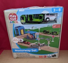 Play Tive / Playtive - Motorway Set - Wooden Road & Train Set