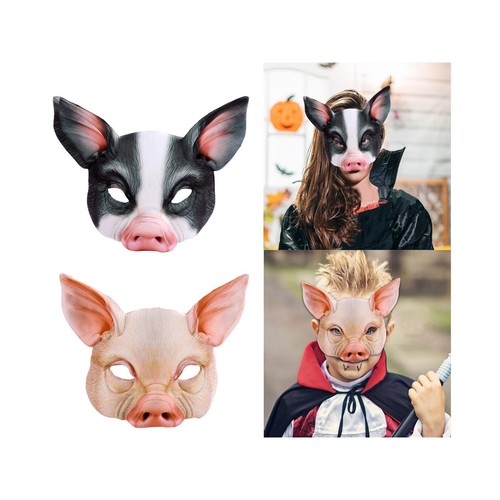 Half face animal mask - face,
